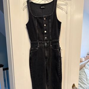 Erica “Ivy” stretch denim jumpsuit